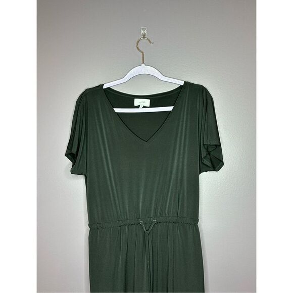 Soma Weekend Black Drawstring Waist Dress Size Medium - Picture 2 of 7